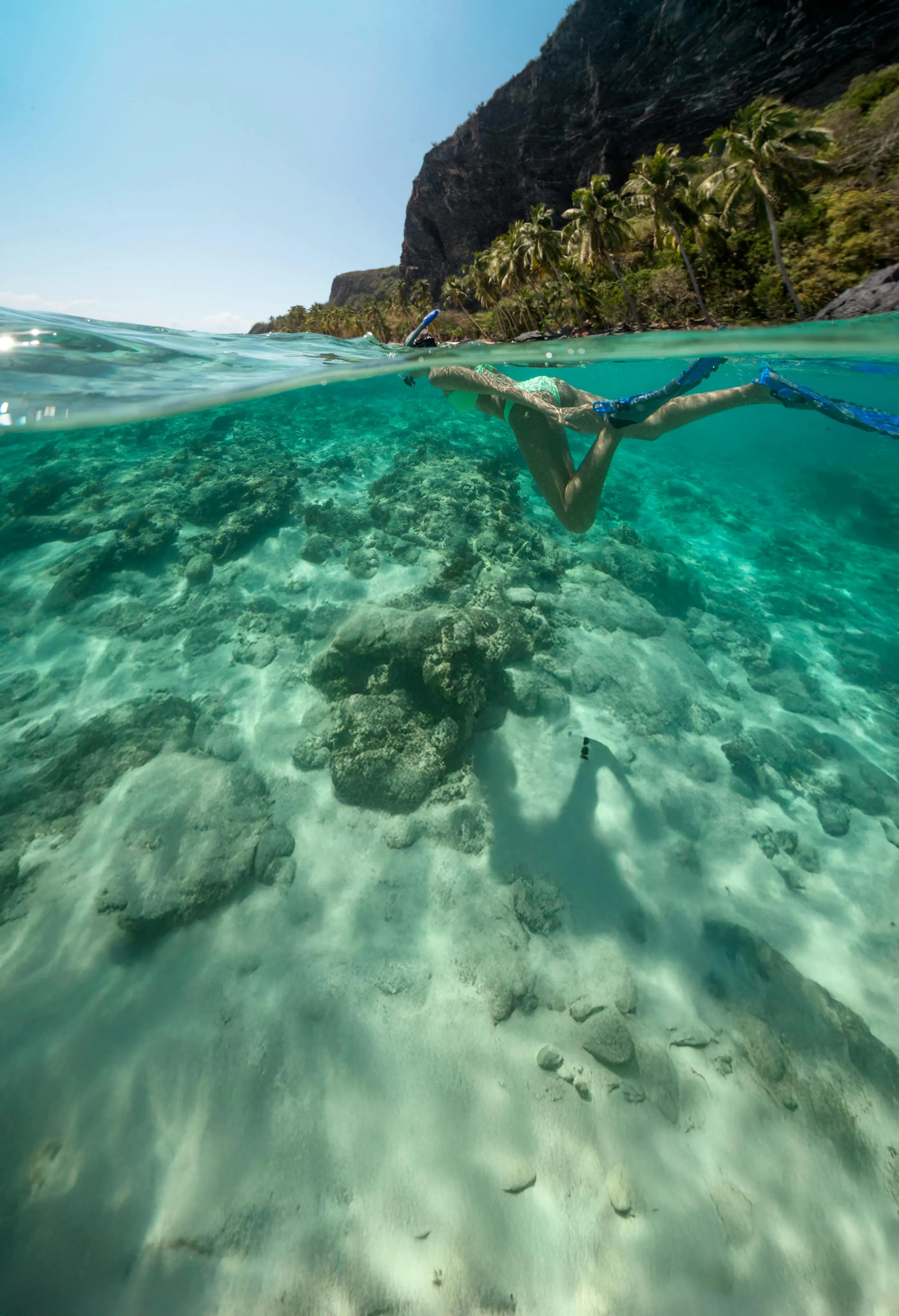 Between the sky and the sea